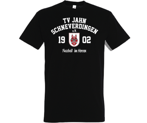 T-Shirt schwarz mit weißer Schrift & LOGO